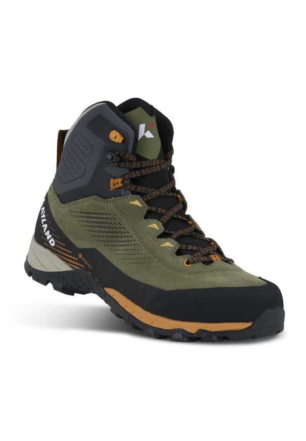 Buty trekkingowe Kayland Vision GTX. Kolor: wielokolorowy, czarny, pomarańczowy, zielony. Sport: turystyka piesza