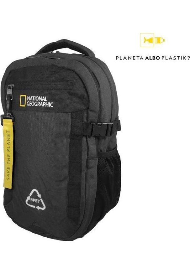 Czarny plecak na laptopa National Geographic