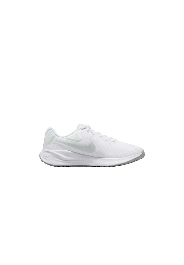 Buty do biegania Mężczyzna Nike Revolution 7 biały. Zapięcie: sznurówki. Kolor: biały. Materiał: guma, syntetyk, tkanina, materiał. Szerokość cholewki: normalna. Model: Nike Revolution. Sport: bieganie