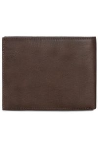 TOMMY HILFIGER - Tommy Hilfiger Duży Portfel Męski Johnson Cc Flap And Coin Pocket AM0AM00660/82566 Brązowy. Kolor: brązowy