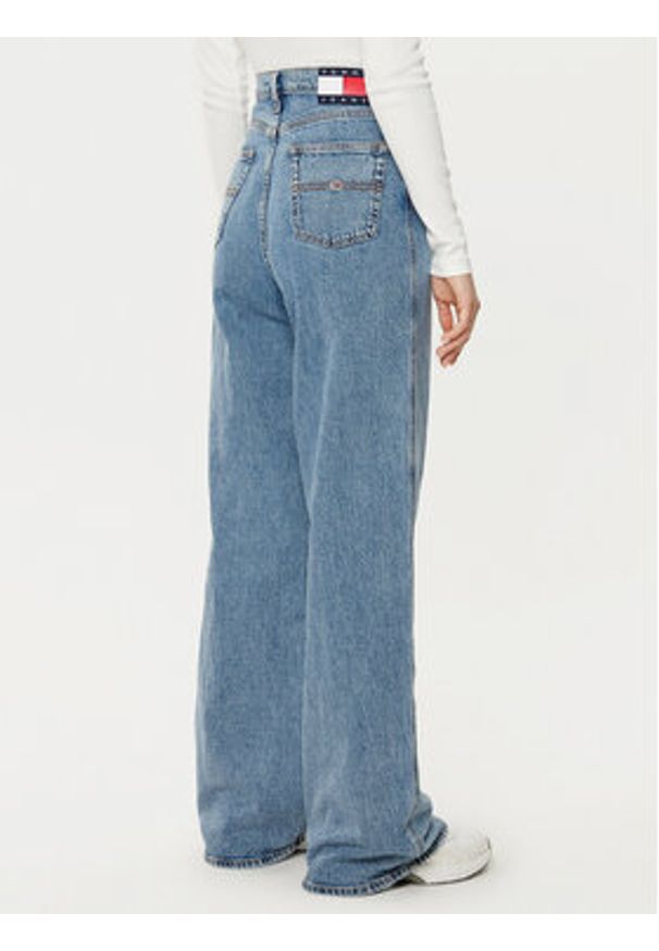 Tommy Jeans Jeansy Claire DW0DW20445 Niebieski Wide Leg. Kolor: niebieski