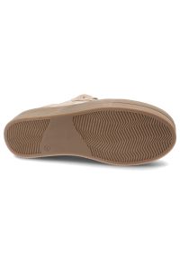 Beżowe Sneakersy Armodo Modne Obuwie Damskie. Okazja: na co dzień. Kolor: beżowy. Materiał: zamsz #5