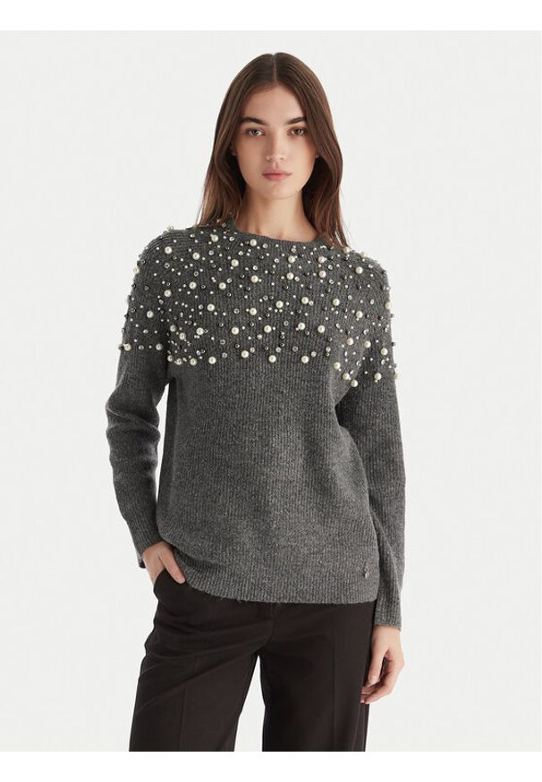 Artigli Sweter ACMA002813 Szary Regular Fit. Kolor: szary. Materiał: wiskoza