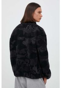 adidas Originals bluza dwustronna męska kolor czarny wzorzysta. Kolor: czarny. Materiał: polar, materiał #3