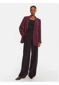BOSS Marynarka Jocaluah 50490053 Fioletowy Regular Fit. Kolor: fioletowy. Materiał: syntetyk