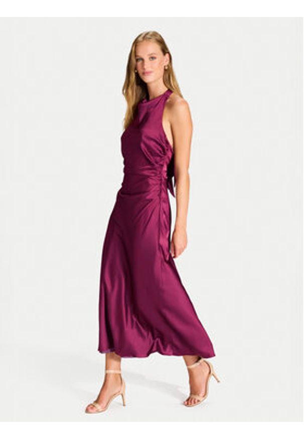Hey Kyla Sukienka koktajlowa 5AI069HK Fioletowy Regular Fit. Kolor: fioletowy. Materiał: syntetyk. Styl: wizytowy