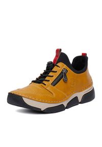 Rieker Sneakersy CEO-45951-68 Żółty. Kolor: żółty. Materiał: skóra #7