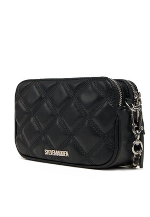 Steve Madden Torebka Bmarvis SM13001088 Czarny. Kolor: czarny. Materiał: skórzane