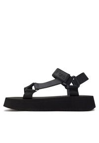 Calvin Klein Jeans Sandały Sandal Velcro Webbing Dc YW0YW01353 Czarny. Kolor: czarny. Materiał: materiał #6