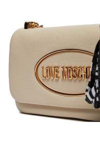 Love Moschino - LOVE MOSCHINO Torebka JC4032PP1LLE111A Beżowy. Kolor: beżowy. Materiał: skórzane #4