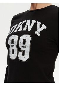 DKNY Sport Bluzka DP4T9979 Czarny Regular Fit. Kolor: czarny. Materiał: bawełna. Styl: sportowy