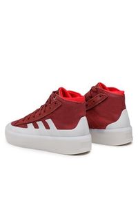 Adidas - adidas Sneakersy Znsored Hi HP5993 Czerwony. Kolor: czerwony. Materiał: materiał #4