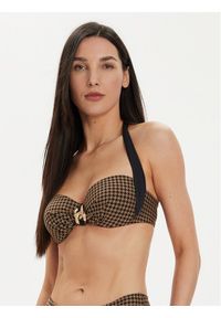 SELMARK - Selmark Góra od bikini BL016 Brązowy. Kolor: brązowy. Materiał: syntetyk