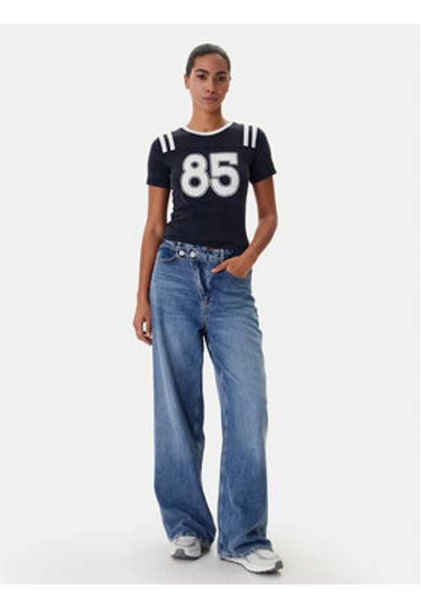 Tommy Jeans T-Shirt DW0DW22760 Granatowy. Kolor: niebieski. Materiał: bawełna