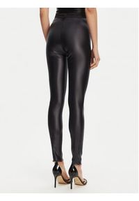Versace Jeans Couture Legginsy 78HAC101 Czarny Slim Fit. Kolor: czarny. Materiał: syntetyk #3