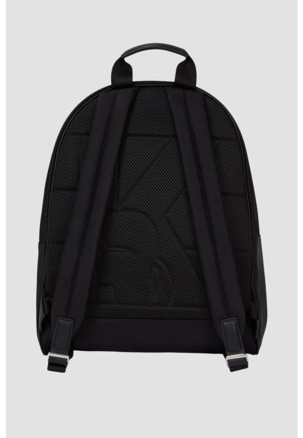 Karl Lagerfeld - KARL LAGERFELD Czarny męski plecak Nylon. Kolor: czarny. Materiał: nylon. Styl: casual