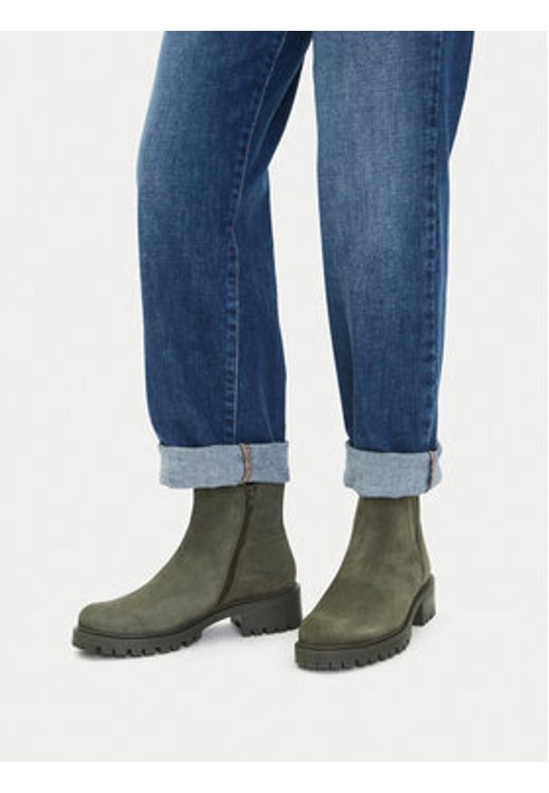 Lasocki Botki CEO-WI16-D-466-02 Zielony. Kolor: zielony. Materiał: skóra, zamsz