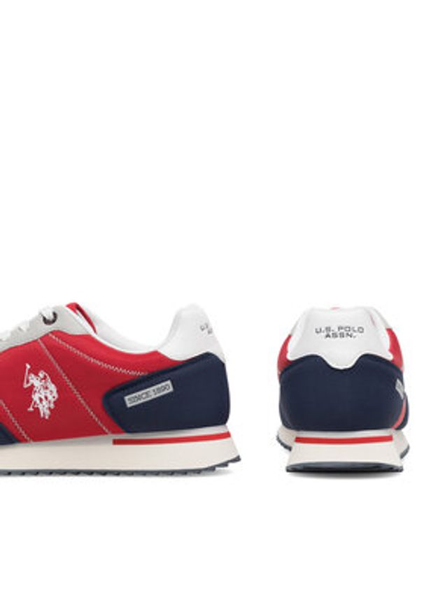 U.S. Polo Assn. Sneakersy ALTENA001A Czerwony. Kolor: czerwony. Materiał: materiał