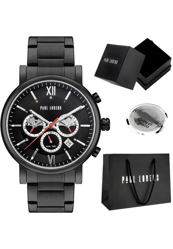 Zegarek męski Paul Lorens MODERO-1A5 Z GRAWEREM