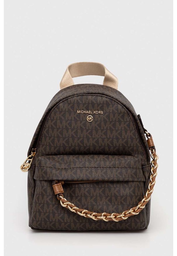 Brązowy plecak Michael Kors 30T0G04B0B 00194900007853 Plecaki