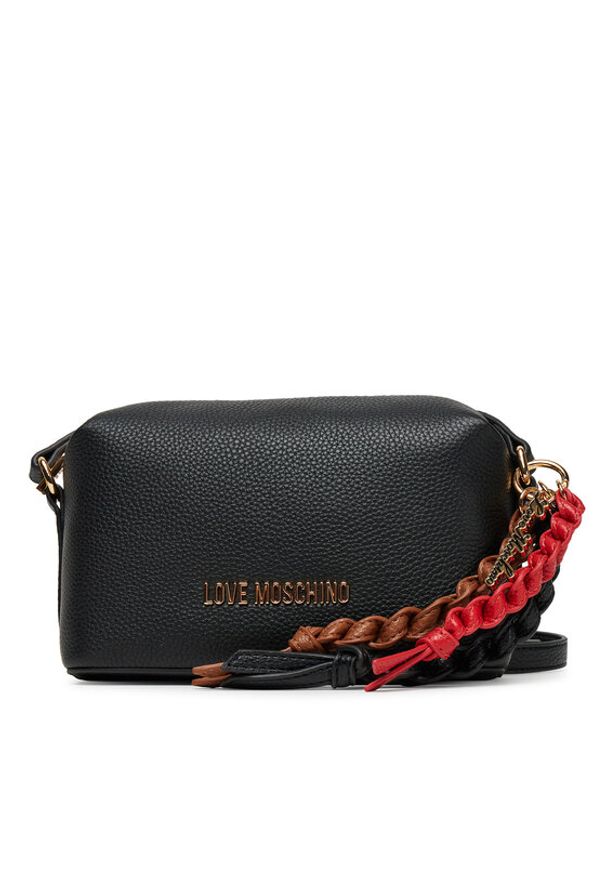 Love Moschino - LOVE MOSCHINO Torebka JC4307PP0MK1100A Czarny. Kolor: czarny. Materiał: skórzane