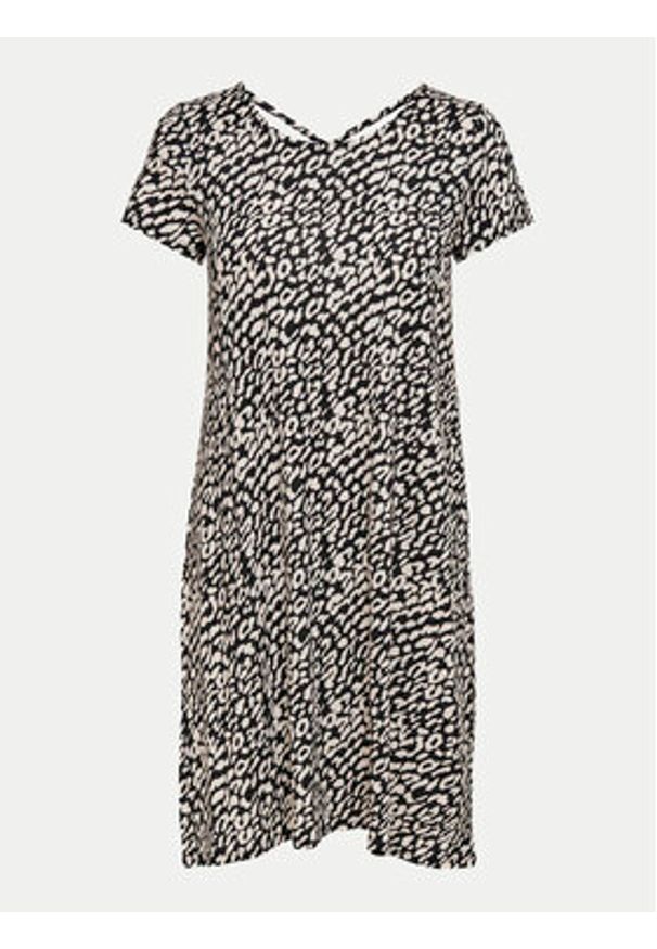 only - ONLY Sukienka letnia Bera 15131237 Czarny Regular Fit. Kolor: czarny. Materiał: wiskoza. Sezon: lato