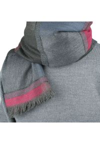 Lekki Szalik Wiosenno-Jesienny - Teer - Stonowana Kolorystyka, Duża Krata. Okazja: na spacer. Kolor: wielokolorowy. Materiał: poliester. Sezon: wiosna, jesień. Styl: elegancki #2