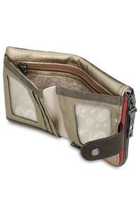 Brązowy Kompaktowy Damski Portfel Anekke Z Laleczką. Kolor: brązowy #5