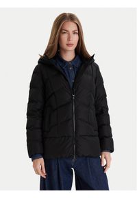 Geox Kurtka zimowa Anylla W4628P T3144 F9000 Czarny Regular Fit. Kolor: czarny. Materiał: syntetyk. Sezon: zima #1