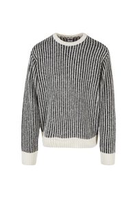 Oversized jumper Urban Classics Two Tone. Kolor: czarny, biały, wielokolorowy #1