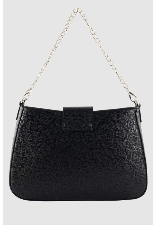 Valentino by Mario Valentino - VALENTINO Czarna listonoszka Divina. Kolor: czarny. Wzór: paski