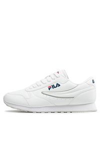 Fila Sneakersy Orbit Low 1010263.1FG Biały. Kolor: biały. Materiał: skóra #8