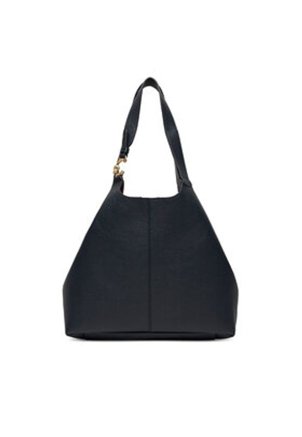 Coccinelle Torebka E1 SHA 11 01 01 Granatowy. Kolor: niebieski. Materiał: skórzane