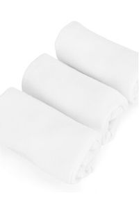Adidas - adidas Skarpety HT3451 3-PACK Biały. Kolor: biały. Materiał: materiał, bawełna