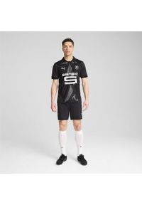 Puma - Męskie szorty Stade Rennais F.C. 24/25 PUMA Flat Dark Gray White Black. Kolor: wielokolorowy, szary, czarny, biały. Sport: piłka nożna