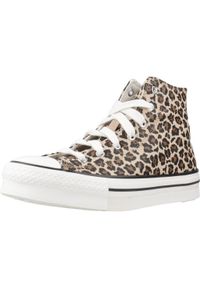 Converse - Buty CONVERSE CHUCK TAYLOR ALL STAR EVA LEOPARD Nadruk zwierzęcy. Kolor: wielokolorowy. Materiał: tkanina. Wzór: motyw zwierzęcy, nadruk #1