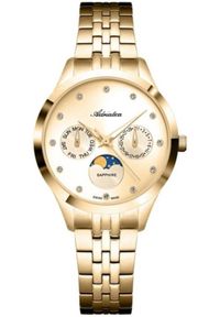 Zegarek damski Adriatica A3833.1141QF CYRKONIE złoty. Kolor: złoty #1