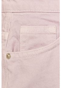 only - Only Szorty jeansowe damskie kolor fioletowy medium waist. Okazja: na co dzień. Kolor: fioletowy. Materiał: jeans. Styl: casual #2