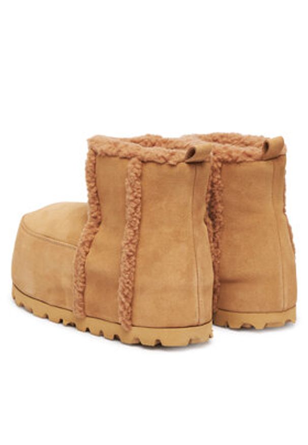 Inuikii Śniegowce Chunky Boot 1002.005.0021 Beżowy. Kolor: beżowy. Materiał: skóra, zamsz