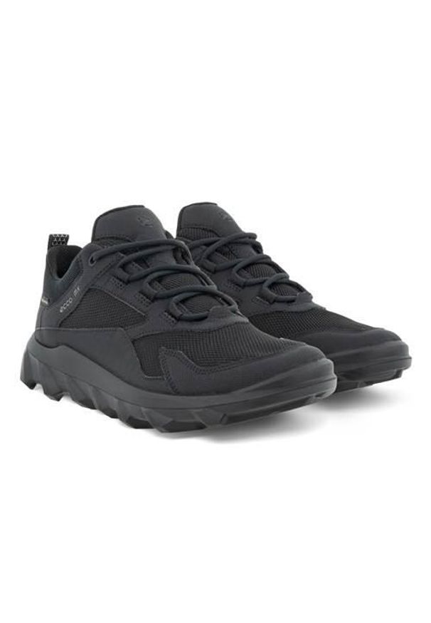 ecco - Buty do chodzenia damskie Ecco Mx Low Gtx. Kolor: czarny. Materiał: materiał, syntetyk. Szerokość cholewki: normalna. Sport: turystyka piesza