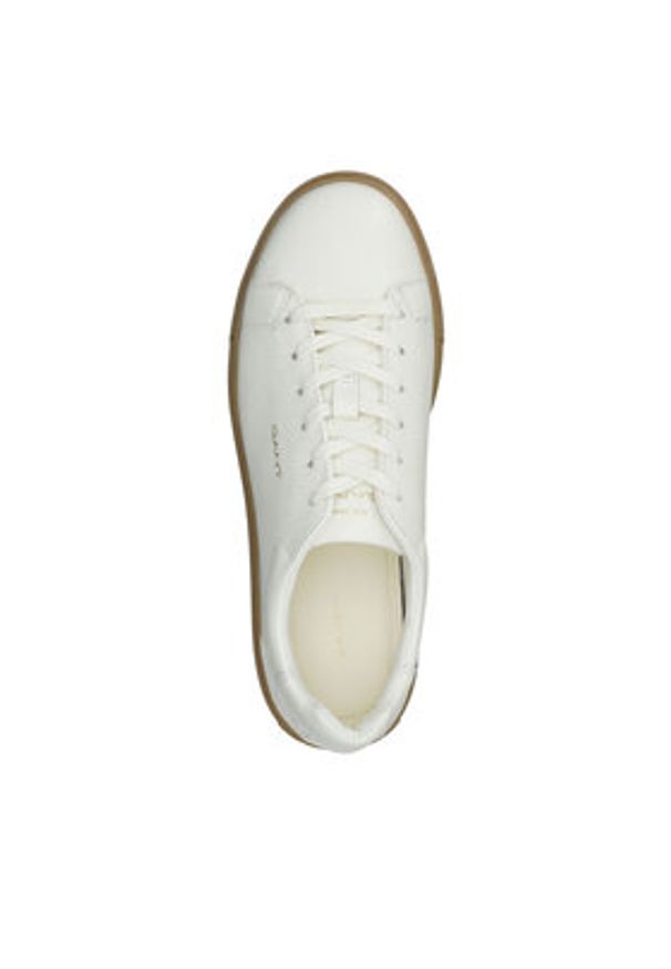 GANT - Gant Sneakersy 31531994 Écru. Materiał: skóra