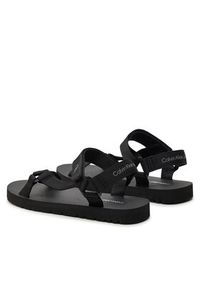 Calvin Klein Jeans Sandały Sandal Velcro Rp In Btw YM0YM00944 Czarny. Kolor: czarny. Materiał: materiał #5