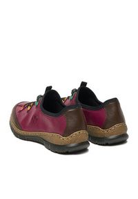 Rieker Półbuty N3271-30 Fioletowy. Kolor: fioletowy. Materiał: materiał, syntetyk #7