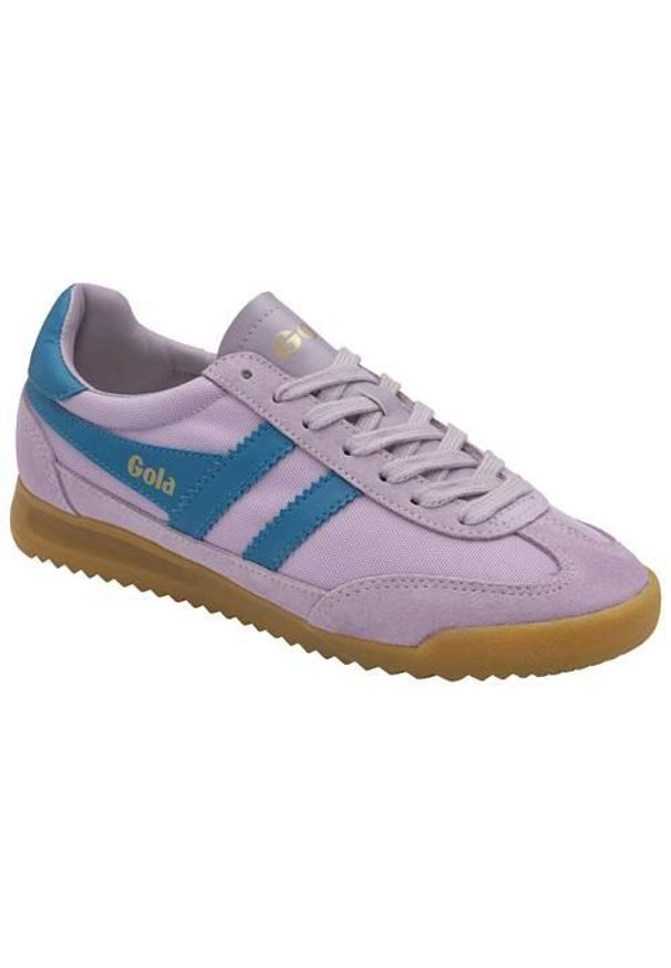 Buty do chodzenia damskie Gola Tornado. Kolor: wielokolorowy, niebieski, fioletowy. Materiał: zamsz, materiał, nylon. Szerokość cholewki: normalna. Sport: turystyka piesza