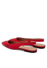 Love Moschino - LOVE MOSCHINO Baleriny JA11021G1MIM0502 Koralowy. Kolor: pomarańczowy. Materiał: materiał #3