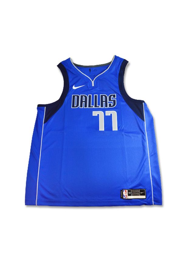 Koszulka Nike NBA Dallas Mavericks Swingman Jersey Luka Doncic Icon Edition 20. Kolor: niebieski. Materiał: jersey. Sport: koszykówka