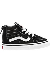 Vans - Kapcie VANS SK8-HI ZIP Czarny. Okazja: na co dzień. Kolor: czarny. Materiał: tkanina, skóra. Model: Vans SK8