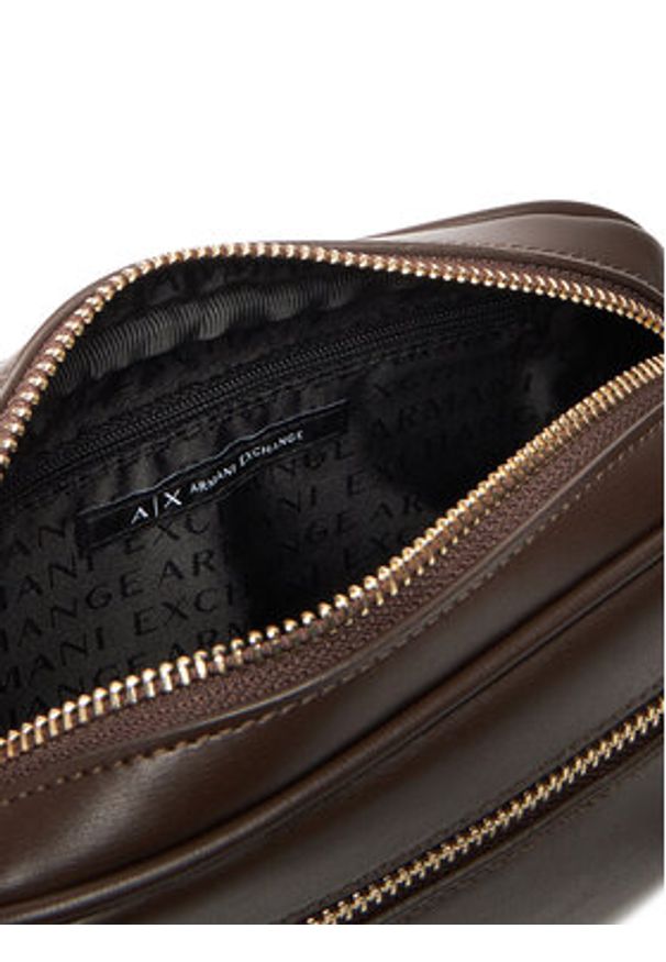 Armani Exchange Torebka XW000303 AF12040 U6304 Brązowy. Kolor: brązowy. Materiał: skórzane