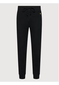 Polo Ralph Lauren Spodnie dresowe 714830285007 Czarny Regular Fit. Kolor: czarny. Materiał: dresówka, syntetyk
