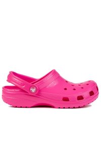 Klapki damskie do chodzenia Crocs CLASSIC NEON HL. Kolor: różowy